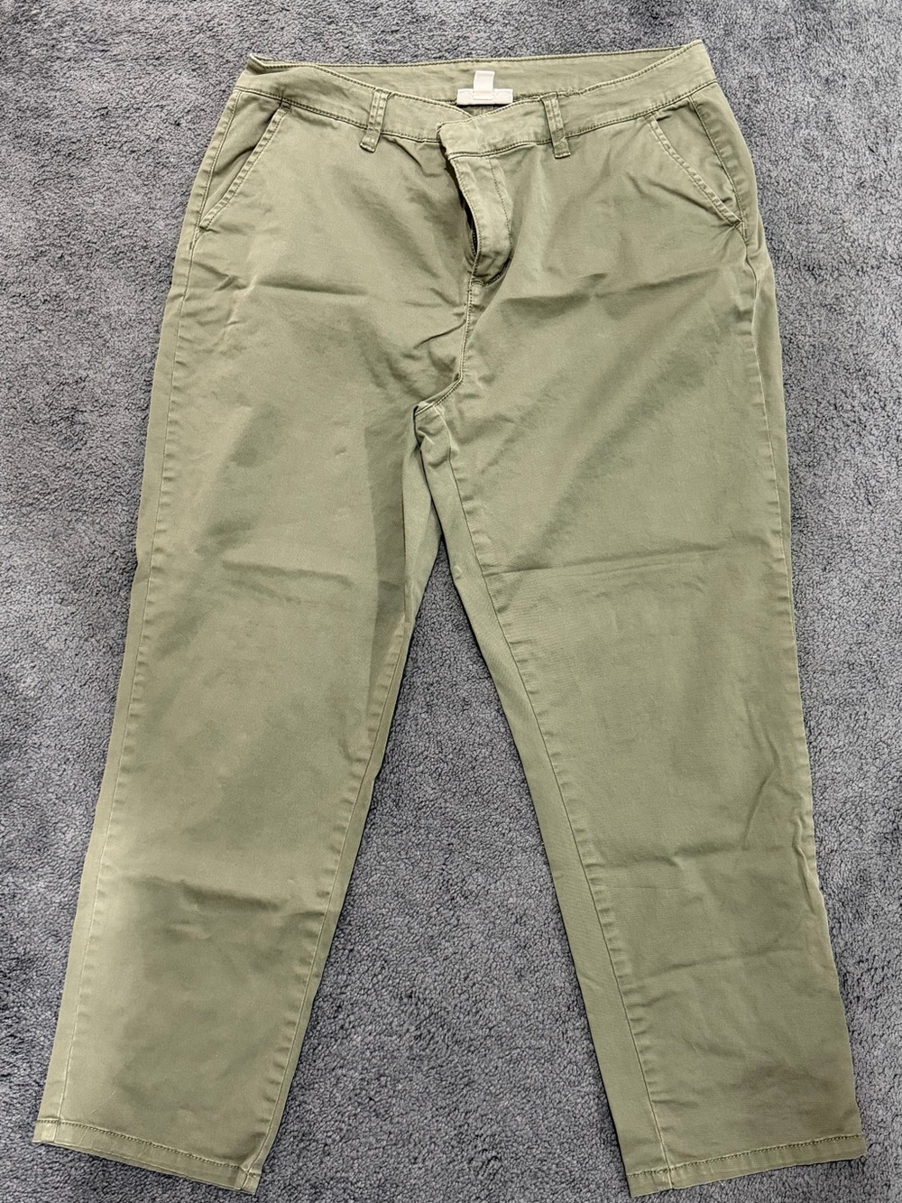 Lightweight Olive Green Cargo Pants